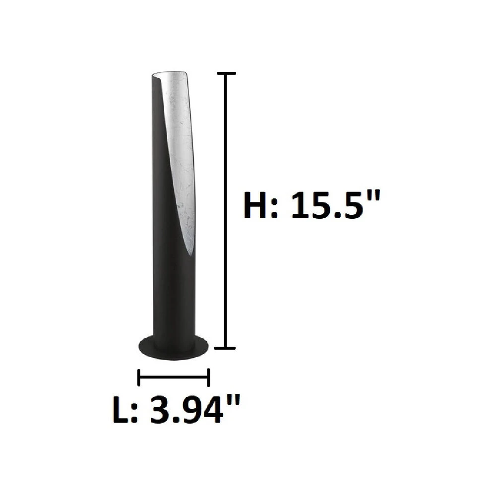 EGLO Barbotto 16 Inch 10.00 Watt Black Table Lamp Portable Light 8 EGLO Barbotto 16 Inch 10.00 Watt Black Table Lamp Portable Light - Image 8