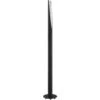 EGLO Barbotto 54 Inch 10.00 Watt Black And Silver Floor Lamp Portable Light