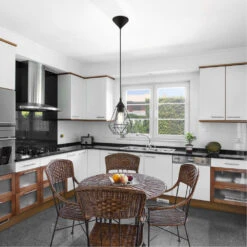 EGLO Lindell 1 Light 7 Inch Matte Black Pendant Ceiling Light 12 EGLO Lindell 1 Light 7 Inch Matte Black Pendant Ceiling Light -EGLO Store 203523a app 05