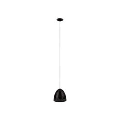 EGLO Safi 1 Light 11 Inch Black Pendant Ceiling Light