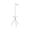 EGLO Policara 63 Inch Matte Nickel Floor Lamp Portable Light