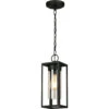 EGLO Walker Hill 1 Light 5 Inch Matte Black Outdoor Pendant