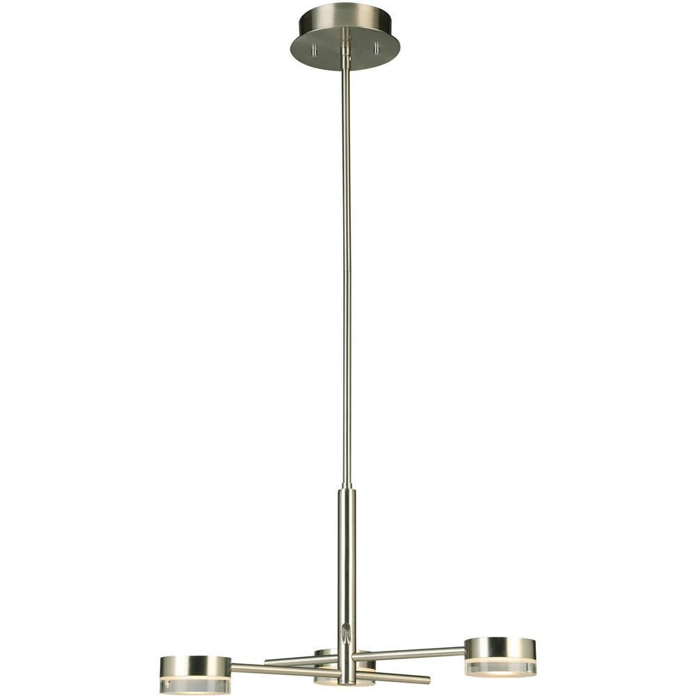 EGLO Transton LED 18 Inch Brushed Nickel Chandelier Ceiling Light 1 EGLO Transton LED 18 Inch Brushed Nickel Chandelier Ceiling Light