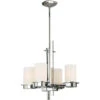 EGLO Vlacker 4 Light 19 Inch Chrome Chandelier Ceiling Light