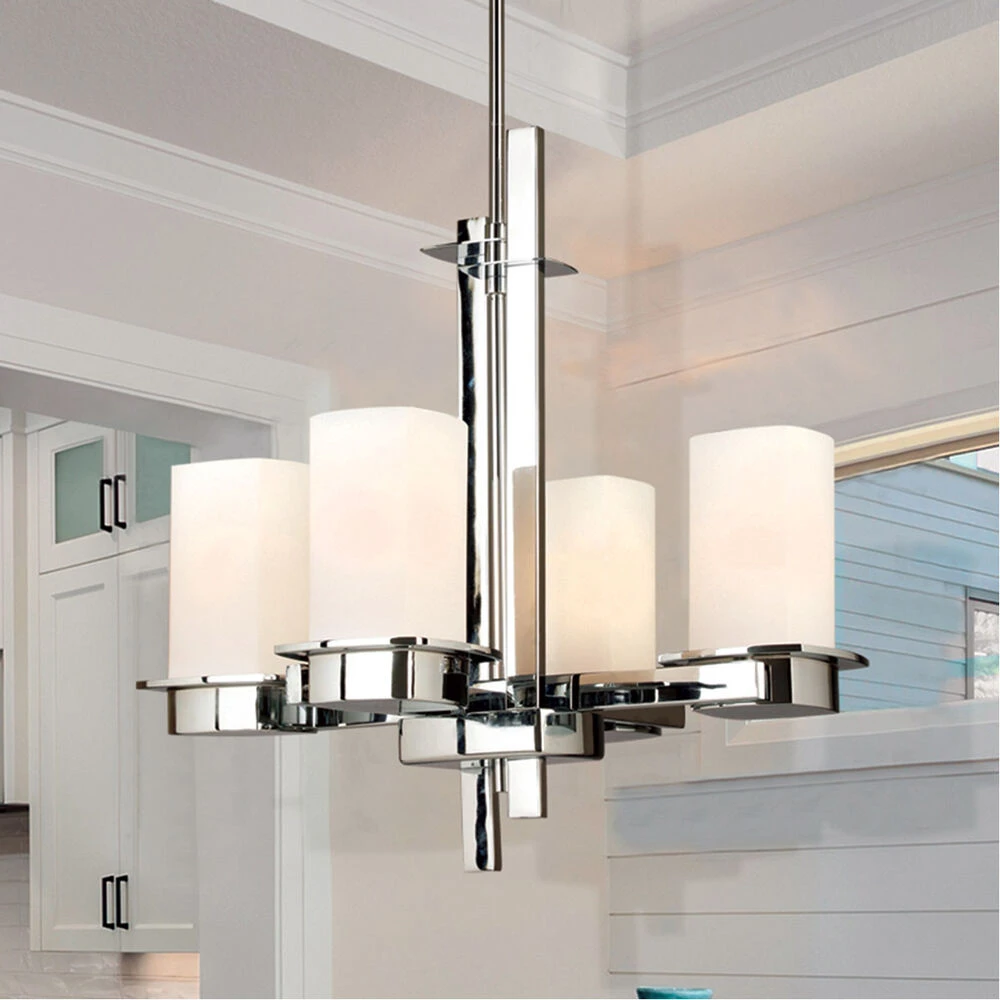 EGLO Vlacker 4 Light 19 Inch Chrome Chandelier Ceiling Light 3 EGLO Vlacker 4 Light 19 Inch Chrome Chandelier Ceiling Light - Image 3