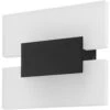 EGLO Metrass 2 LED 7 Inch Matte Black ADA Wall Sconce Wall Light