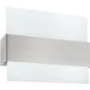 EGLO Nikita LED LED 14 Inch Matte Nickel ADA Wall Sconce Wall Light
