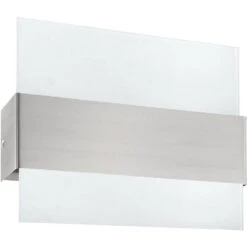 EGLO Nikita LED LED 14 Inch Matte Nickel ADA Wall Sconce Wall Light