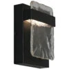 EGLO Madrona LED 7 Inch Black Outdoor Wall Sconce