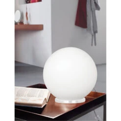 EGLO Rondo 8 Inch 60.00 Watt White Table Lamp Portable Light -EGLO Store 204565a app 2