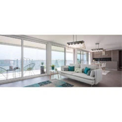 EGLO Paulino 5 Light 39 Inch Brushed Gold And Matte Black Pendant Ceiling Light -EGLO Store 204596a app 03