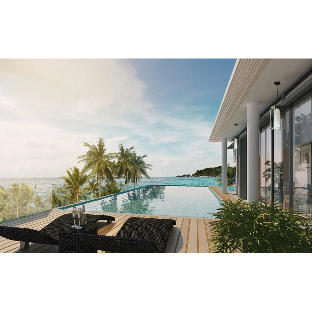 EGLO Walker Hill LED 10 Inch Matte Black Outdoor Pendant 2 EGLO Walker Hill LED 10 Inch Matte Black Outdoor Pendant - Image 2