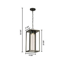 EGLO Walker Hill LED 10 Inch Matte Black Outdoor Pendant 5 EGLO Walker Hill LED 10 Inch Matte Black Outdoor Pendant -EGLO Store 204709a20dia