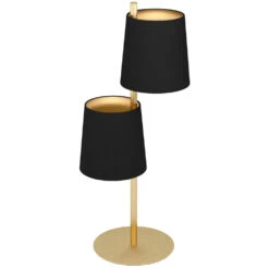 EGLO Almeida 2 24 Inch 60.00 Watt Brushed Brass Table Lamp Portable Light