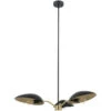 EGLO Lindmoor 3 Light 36.22 Inch Black Chandelier Ceiling Light