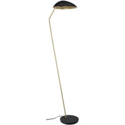 EGLO Lindmoor 63.5 Inch 60.00 Watt Black Floor Lamp Portable Light