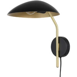 EGLO Lindmoor 1 Light 4.53 Inch Black Wall Light