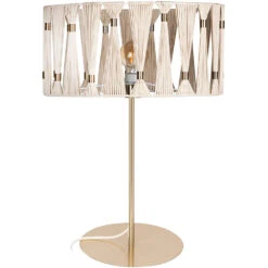 EGLO Macclenny 20.22 Inch 60.00 Watt Brushed Brass Table Lamp Portable Light