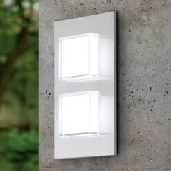 EGLO Pias LED Outside Wall Light Two Bulbs