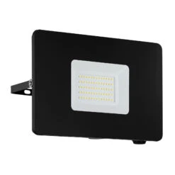 EGLO Faedo 3 LED Outdoor Spotlight In Black, 50 W