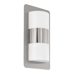 EGLO Cistierna Outdoor Wall Lamp, Stainless Steel
