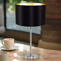 EGLO Simple Lecio Fabric Table Lamp