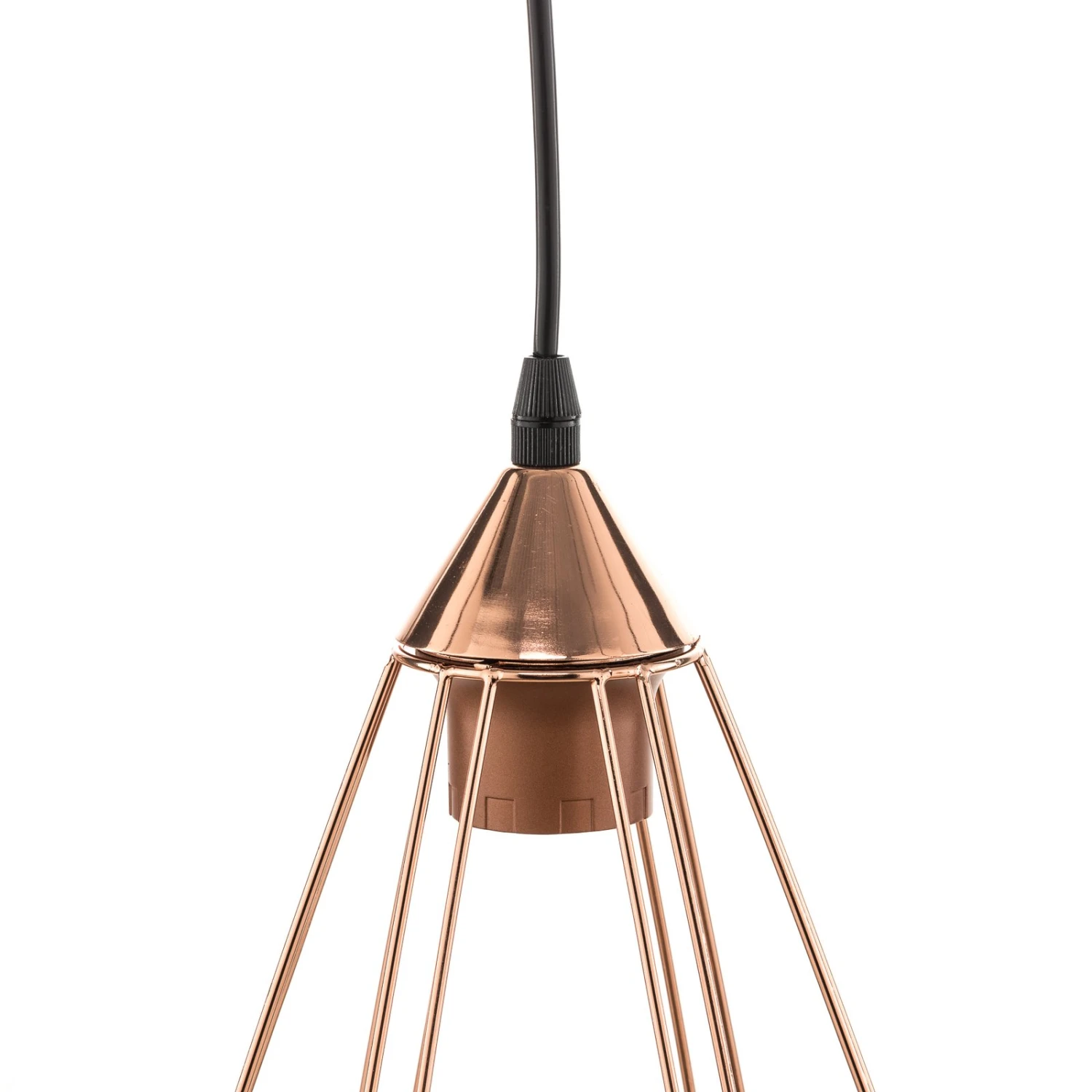 EGLO 3-bulb Vintage Pendant Light Tarbes In Copper 6 EGLO 3-bulb Vintage Pendant Light Tarbes In Copper - Image 6