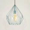EGLO Carlton Hanging Light, Vintage, Mint Green Ø 31cm