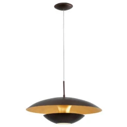 EGLO Brown-gold-painted Hanging Light Nuvano -EGLO Store 3031942 3