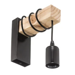 EGLO Townshend Wall Light With A Wooden Element -EGLO Store 3032132 3