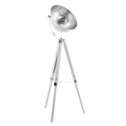 EGLO Covaleda Floor Lamp Tripod White/silver