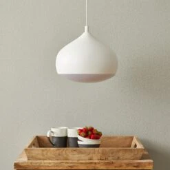 EGLO Connect Comba-C LED Hanging Light, White -EGLO Store 3032508 3