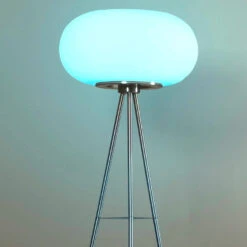 EGLO Connect Optica-C LED Floor Lamp, Tripod