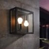EGLO Alamonte 1 Outdoor Wall Lamp 2-bulb Up/down Square