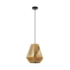 EGLO Chiavica Hanging Light, Brass, 1-bulb, Ø36cm