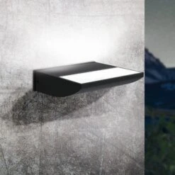 EGLO Sorronaro LED Outdoor Wall Light With Uplight