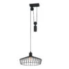 EGLO Winkworth Hanging Light, Cage Lampshade, 1-bulb