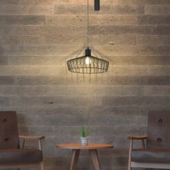 EGLO Winkworth Hanging Light, Cage Lampshade, 1-bulb -EGLO Store 3032812 2