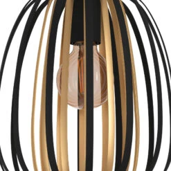 EGLO Encinitos Hanging Light, Black/brass, Ø 25,5 Cm -EGLO Store 3032841 3