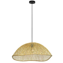 EGLO Sambucona 1 Light 28.35 Inch Matte Black Pendant Ceiling Light