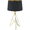 EGLO Camporale 22 Inch 12.00 Watt Gold Table Lamp Portable Light