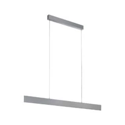 EGLO Climene LED 46 Inch Brushed Aluminum Pendant Ceiling Light