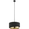 EGLO Manderline 1 Light 16 Inch Black Pendant Ceiling Light