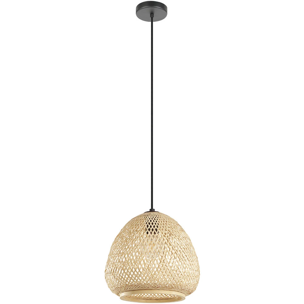 EGLO Dembleby 1 Light 13 Inch Black Pendant Ceiling Light 1 EGLO Dembleby 1 Light 13 Inch Black Pendant Ceiling Light
