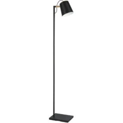 EGLO Lacey 60 Inch 40.00 Watt Structured Black Floor Lamp Portable Light