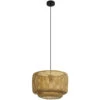 EGLO Hettonle 1 Light 16.5 Inch Natural Pendant Ceiling Light