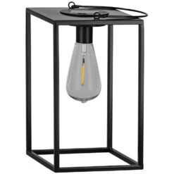 EGLO Solar 2 Light 6.3 Inch Black Outdoor Hanging Light