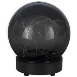 EGLO Solar 0.06 Watt Transparent Black Outdoor Path Light, Small, Set Of 12