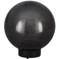 EGLO Solar 0.06 Watt Transparent Black Outdoor Path Light, Large, Set Of 4