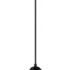 EGLO Carlton 1 1 Light 12 Inch Black And Copper Pendant Ceiling Light